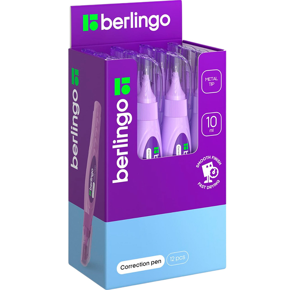 Коррект. карандаш Berlingo 10мл, металлический наконечник KR_10010 Коррект. карандаш Berlingo 10мл, металлический наконечник KR_10010
