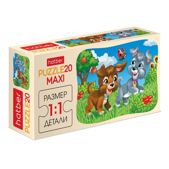 Пазл 20 эл. MAXI Веселые щенки 13406 Пазл 20 эл. MAXI Веселые щенки 13406