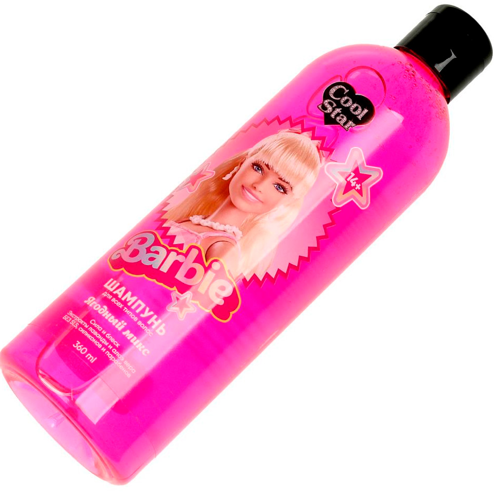 Шампунь barbie с экстрактом лаванды и алоэ Вера, ягодный МИКС 360 мл Cool Star 118660-BR Шампунь barbie с экстрактом лаванды и алоэ Вера, ягодный МИКС 360 мл Cool Star 118660-BR