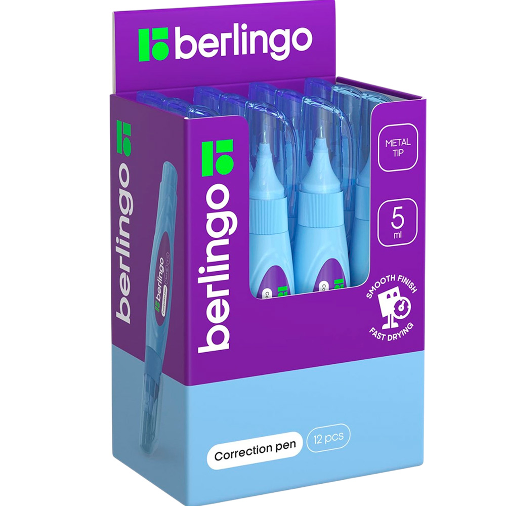 Коррект. карандаш Berlingo 05мл, металический наконечник KR_05010 Коррект. карандаш Berlingo 05мл, металический наконечник KR_05010