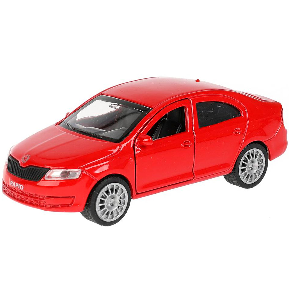 Модель SB-18-22-SR-N(R)-WB SKODA Rapid красная Технопарк  в коробке