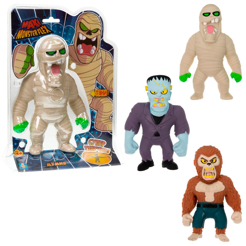 Игрушка MONSTER FLEX MAXI, тянущиеся фигурки 21см, 3 вида в ассортименте Т23492 1Toy