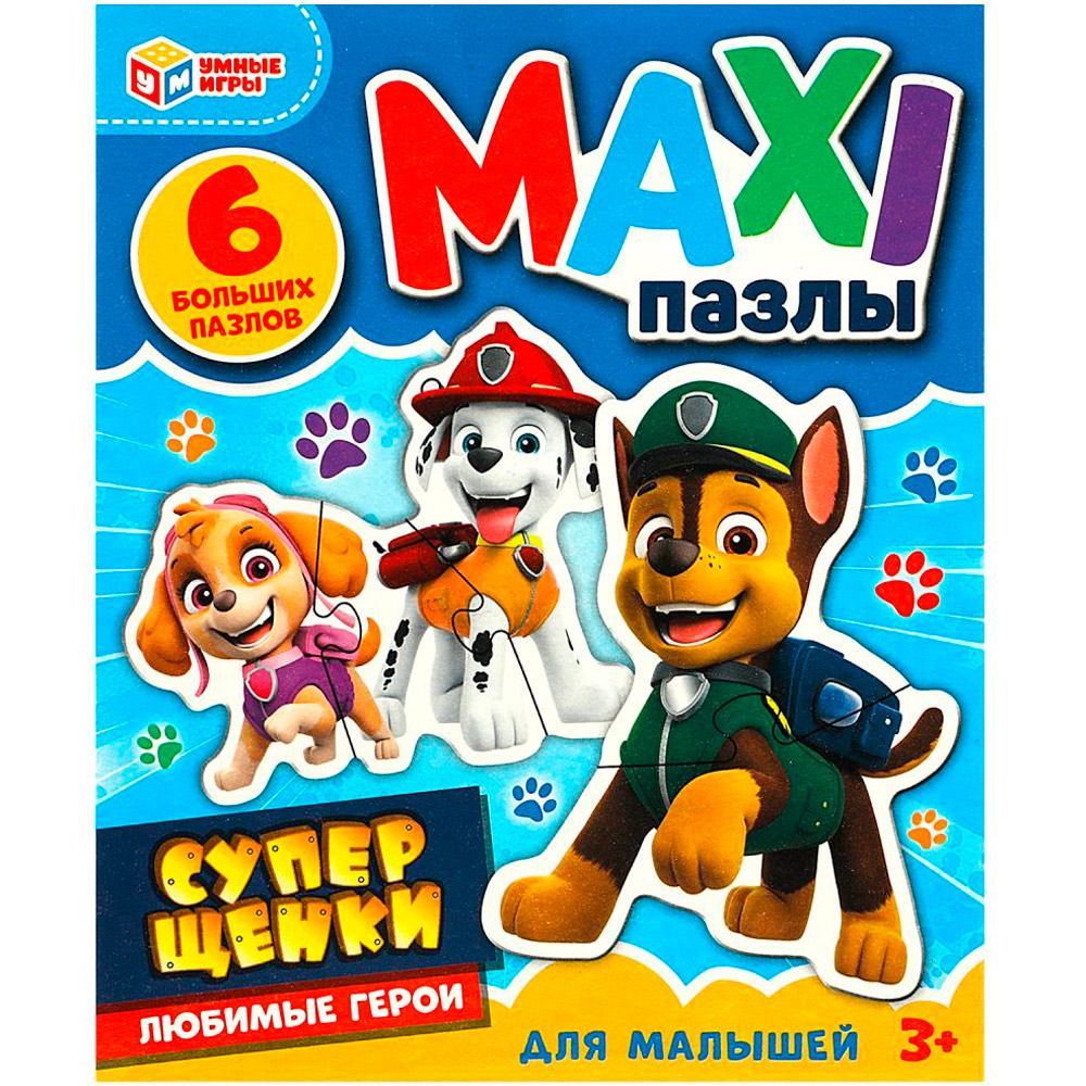 Пазл 6 MAXI Супер щенки. Любимые герои 4650250545194