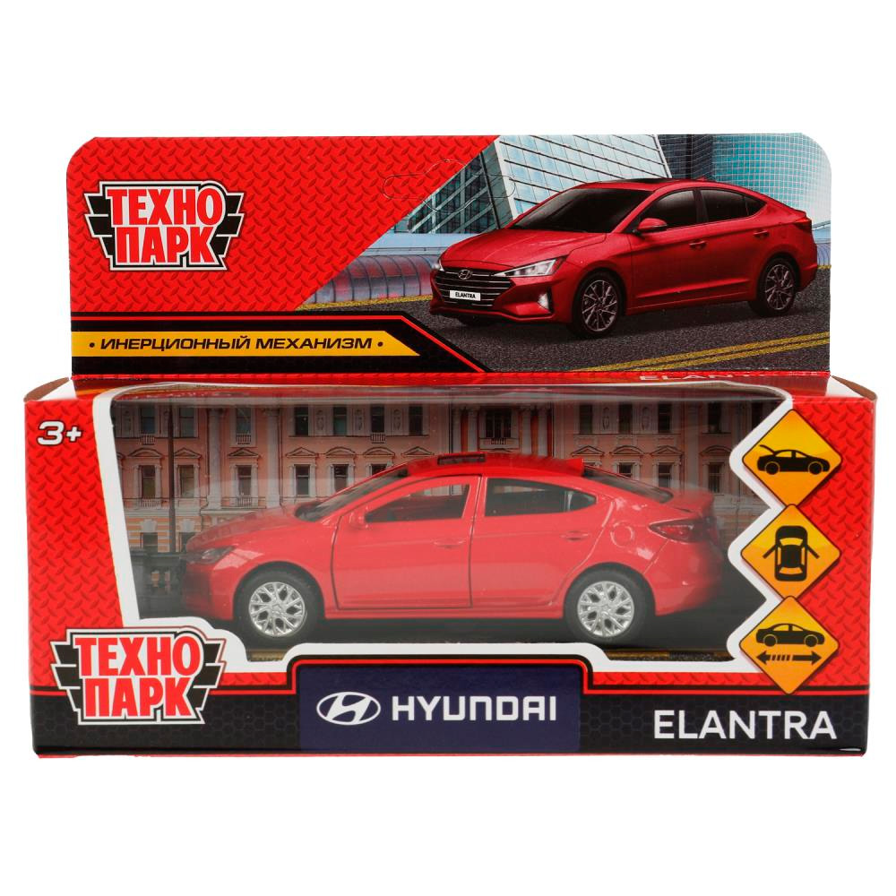 Модель ELANTRA-12-RD HYUNDAI ELANTRA длина 12 см красный Технопарк в кор.