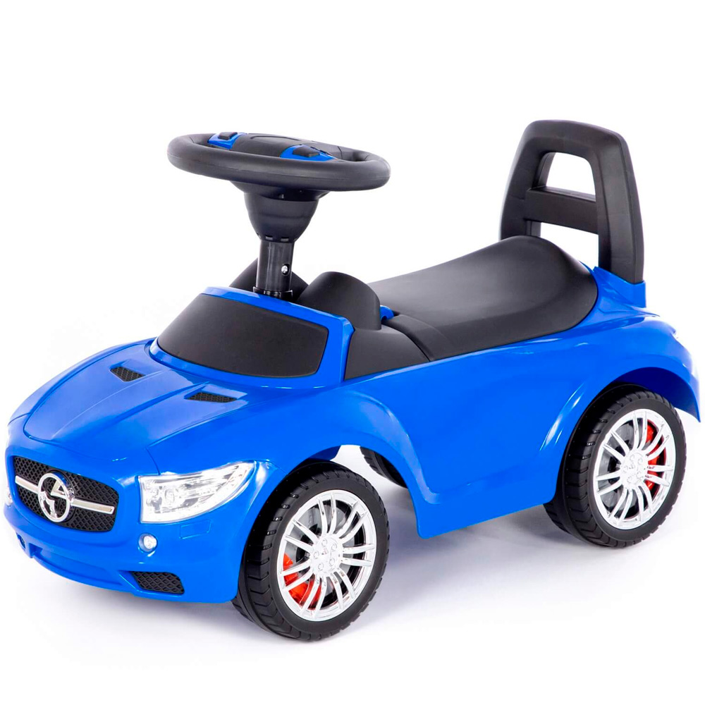 Каталка автомобиль SuperCar №1 со звуковым сигналом синяя 94872 П-Е Каталка автомобиль SuperCar №1 со звуковым сигналом синяя 94872 П-Е