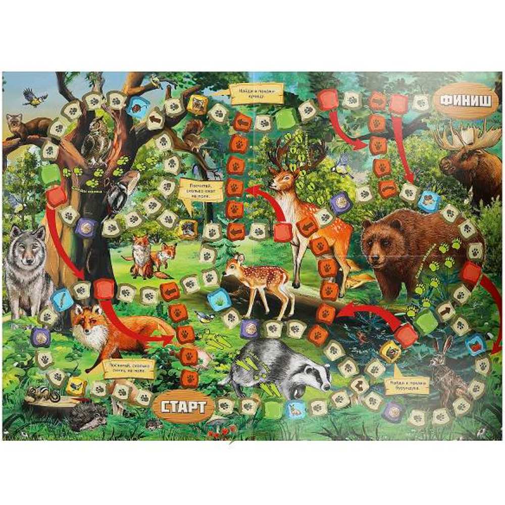 Игра Лесные сказки. Ходилка 4660254400528 Игра Лесные сказки. Ходилка 4660254400528