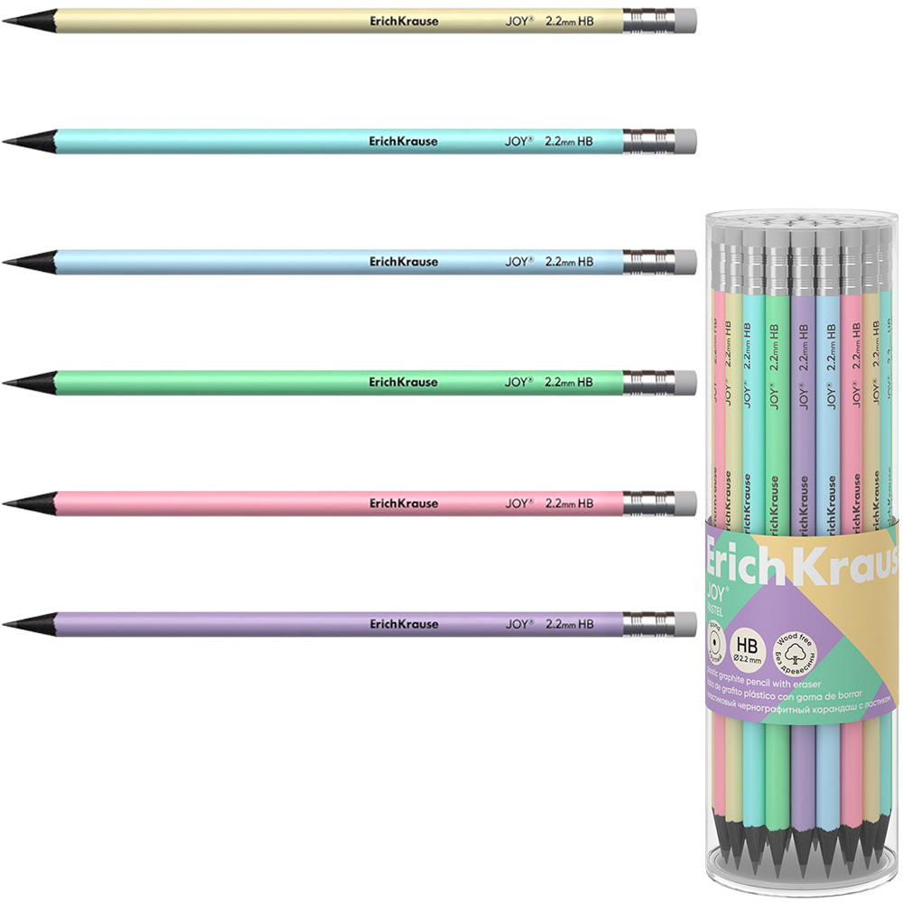 Карандаш ч/гр JOY® Pastel 55272 /Erich Krause/