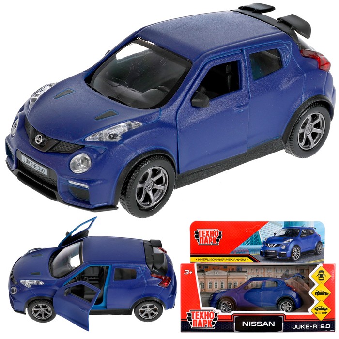 Модель JUKE-12FIL-BU NISSAN JUKE-R 2.0 SOFT синий Технопарк в кор.