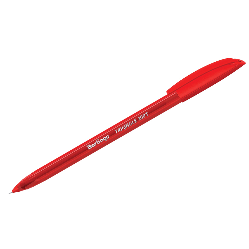 Ручка шарик красная Triangle 100T 0,7мм CBp_07108 Berlingo