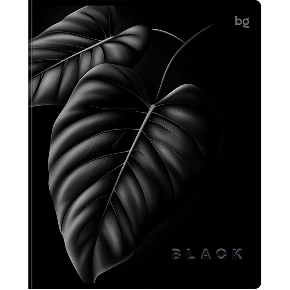 Тетрадь 80 л. линия BG Just Black 378634 Тетрадь 80 л. линия BG Just Black 378634