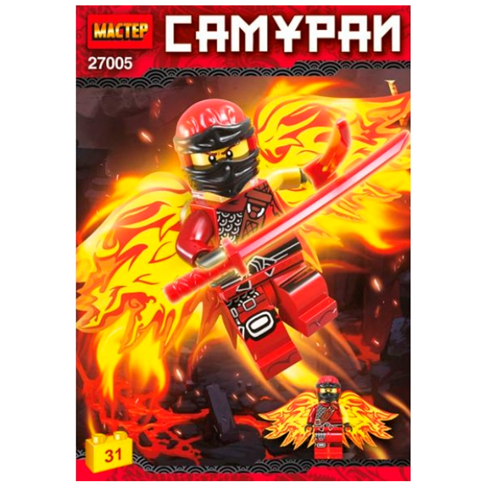 Конструктор 27005-CY Красный самурай, 31 дет. МАСТЕР Конструктор 27005-CY Красный самурай, 31 дет. МАСТЕР