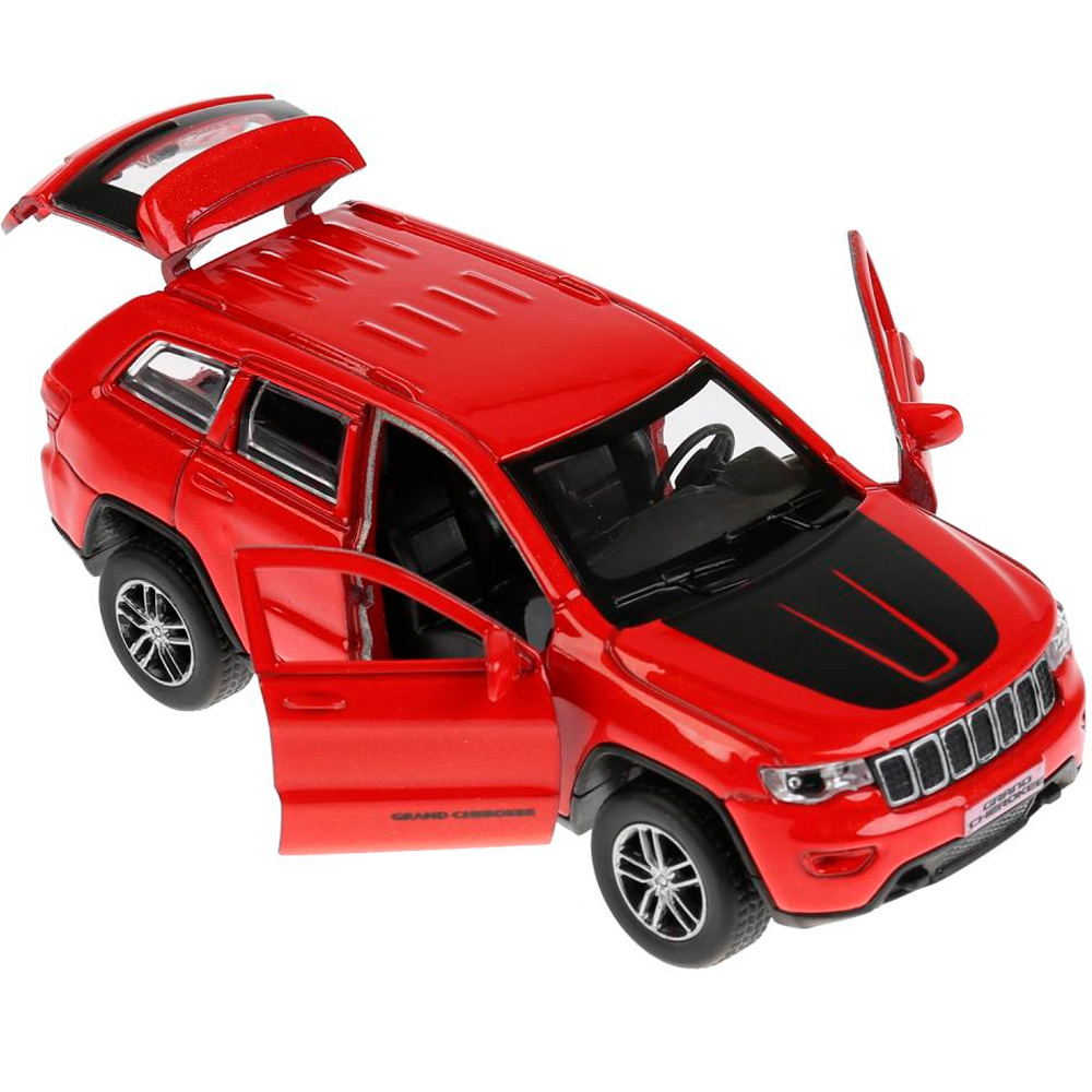 Модель CHEROKEE-12SL-RD JEEP GRAND CHEROKEE красный Технопарк в коробке