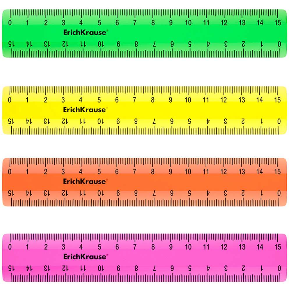 Линейка пластик 15см Neon 52997 ErichKrause Линейка пластик 15см Neon 52997 ErichKrause