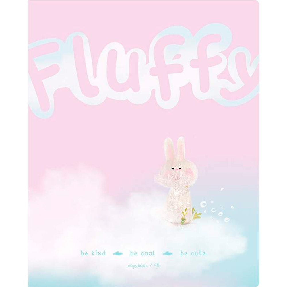 Тетрадь 48 л. клетка BG Mix-8. Fluffy 342100 матовая ламинация Тетрадь 48 л. клетка BG Mix-8. Fluffy 342100 матовая ламинация