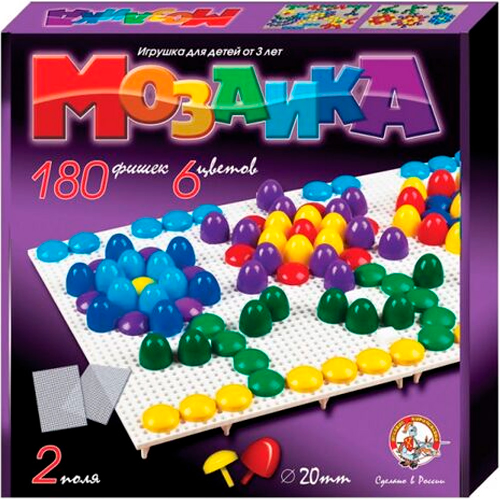 Мозаика 6цв. 180фишек 2007 /Росток/ Мозаика 6цв. 180фишек 2007 /Росток/