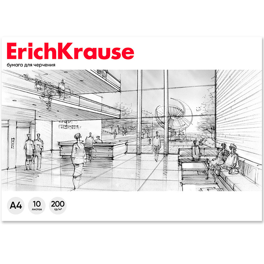 Альбом для черчения 10 л. ErichKrause без рамки 60683