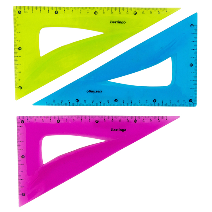 Треугольник 30°, 18см Berlingo "Flexy", гибкий 248754.