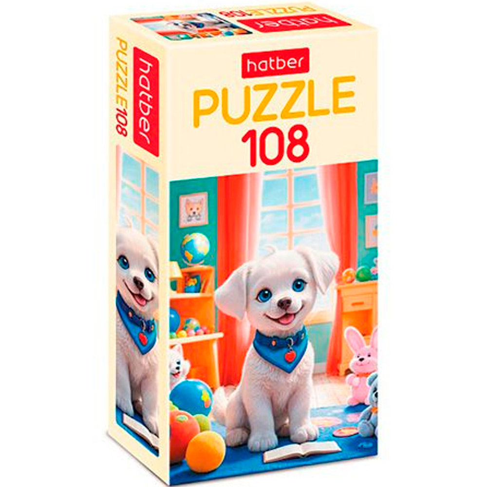 Пазл 108 эл. Белые ушки 108ПЗ4_33209 Пазл 108 эл. Белые ушки 108ПЗ4_33209