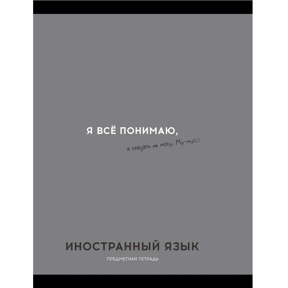 Тетрадь 48 л. клетка ИНОСТРАННЫЙ ЯЗЫК «ОСТРОУМИЕ И ОТВАГА» 48-2403 Тетрадь 48 л. клетка ИНОСТРАННЫЙ ЯЗЫК «ОСТРОУМИЕ И ОТВАГА» 48-2403