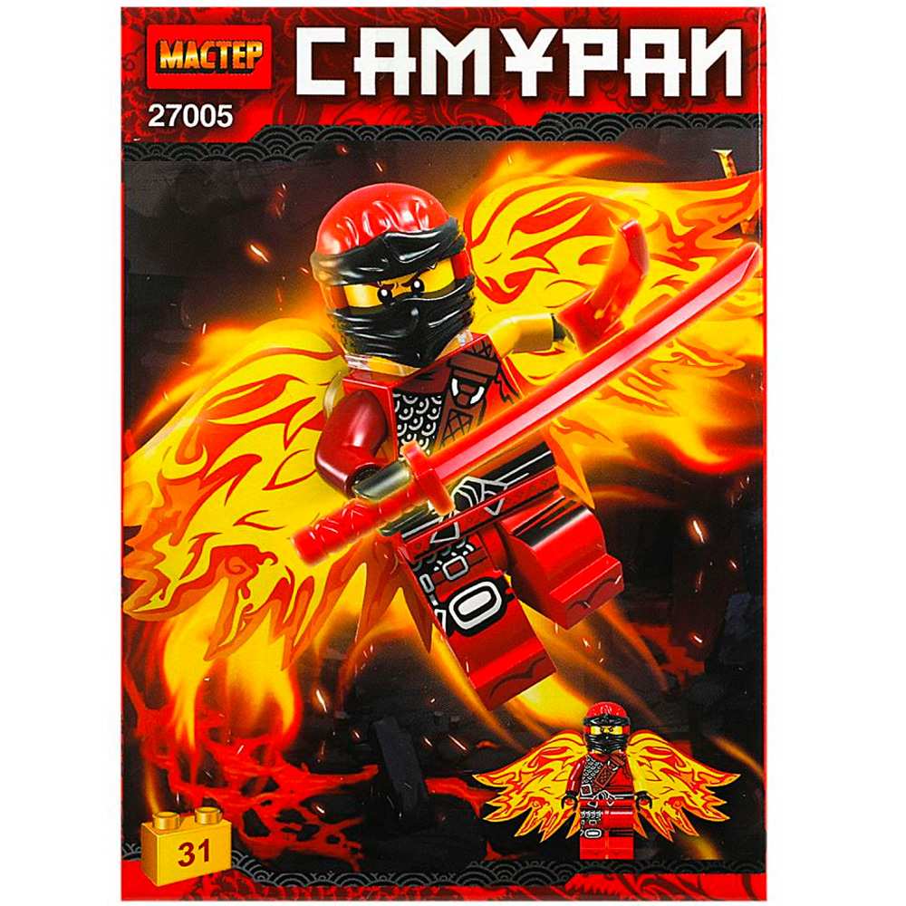 Конструктор 27005-CY Красный самурай, 31 дет. МАСТЕР Конструктор 27005-CY Красный самурай, 31 дет. МАСТЕР