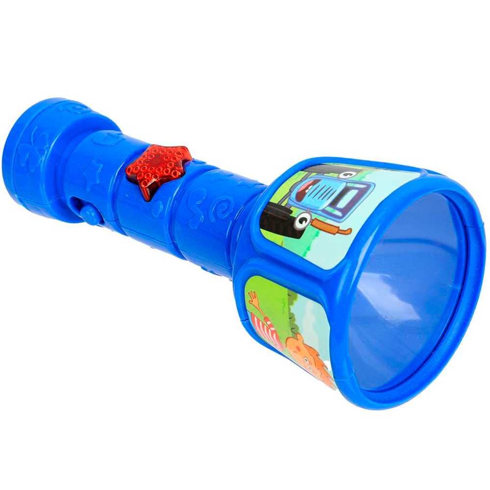 Игрушка на батарейках Волшебный фонарик СИНИЙ ТРАКТОР Умка HT1277-R1 Игрушка на батарейках Волшебный фонарик СИНИЙ ТРАКТОР Умка HT1277-R1