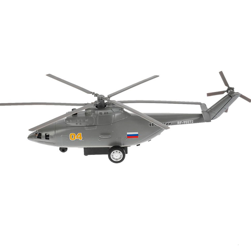 Модель COPTER-20SL-GY Вертолет транспортный Технопарк в кор.