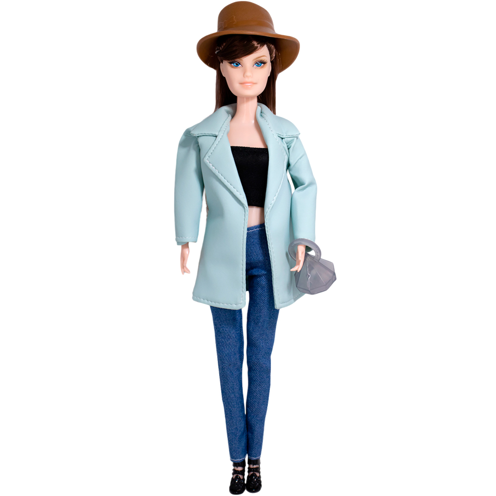 Кукла Miss Kapriz MK613 в пальто и шляпе в пак. Кукла Miss Kapriz MK613 в пальто и шляпе в пак.