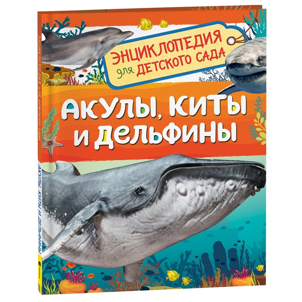 Книга 978-5-353-10284-7 Акулы, киты и дельфины Энциклопедия для детского сада Книга 978-5-353-10284-7 Акулы, киты и дельфины Энциклопедия для детского сада