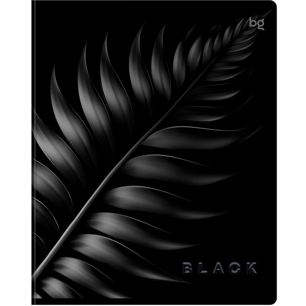 Тетрадь 80 л. линия BG Just Black 378634 Тетрадь 80 л. линия BG Just Black 378634