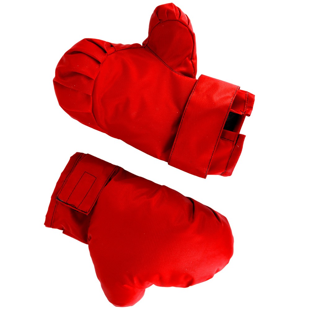 Боксерский набор Перчатки 60 см красный,ткань Dvizhok.