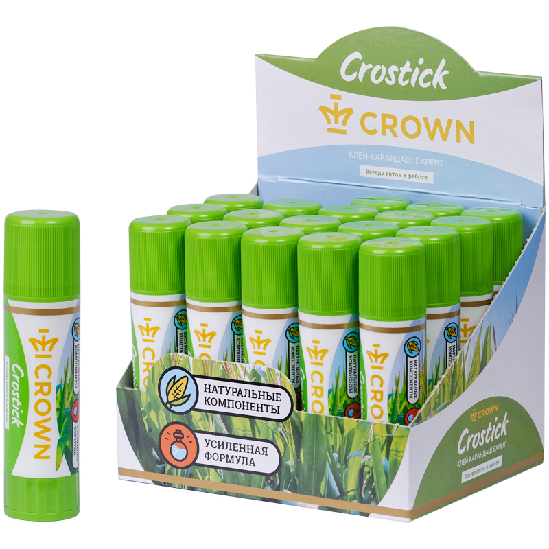 Клей-карандаш Crown Клей-карандаш Crown