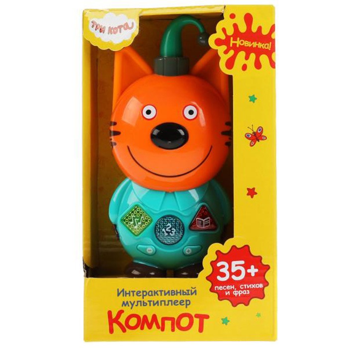 Мультиплеер Три Кота Компот.35 песен,стихов,фраз.свет HT1072-R Мультиплеер Три Кота Компот.35 песен,стихов,фраз.свет HT1072-R